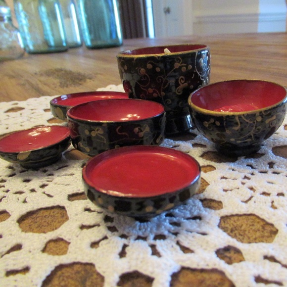 Vintage Japanese Hina Doll miniature Tea Set - Picture 2 of 6